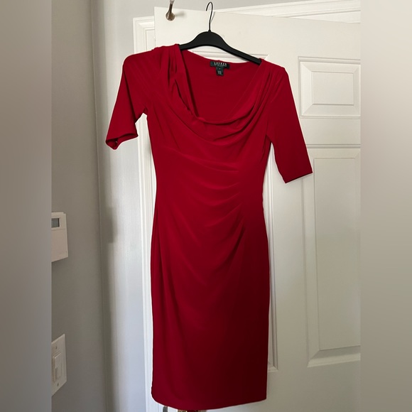 Lauren by Ralph Lauren. Bundle of 3 knee-length jersey dresses. Size US 2. - Picture 8 of 11